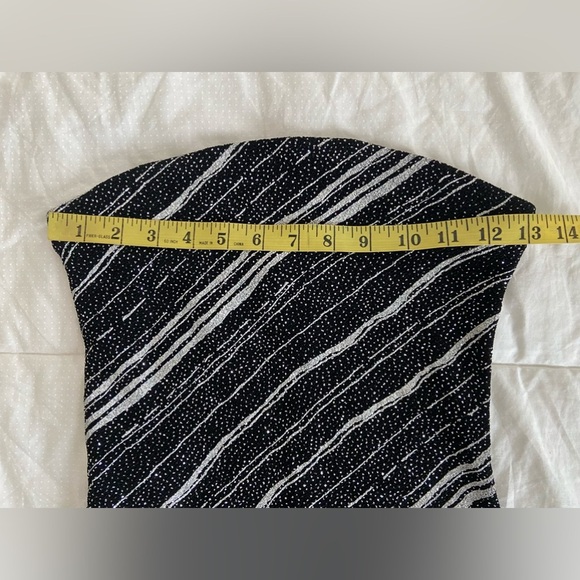 Charlotte Russe slim evening sparkling dress size S Vintage 90’s - Picture 11 of 14